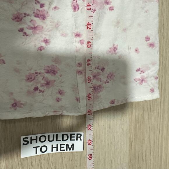 Sim & Sam Womens Coquette Milkmaid Babydoll Feminine Floral Midi Dress Pink M - Picture 13 of 13